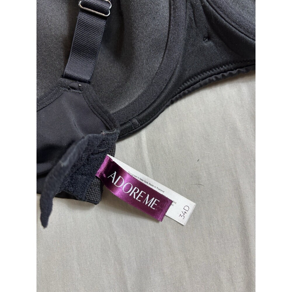 Adore Me Underwire Full Bra size 34D Black - Picture 3 of 4